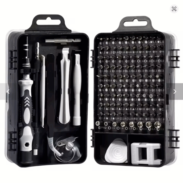 JCD 115-in-1 Precision Magnetic Screwdriver Toolkit – Pro Repair Set