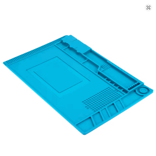 Heat-Resistant Magnetic Silicone Soldering Mat – Anti-Static Repair Pad for Electronics & Phone Work
