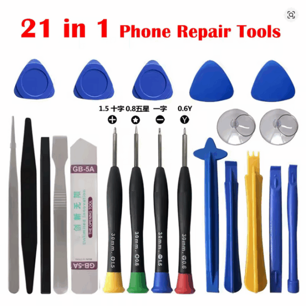 Nano Essentials Precision Repair Kit – 3pc Screwdriver, Pry Tool & Tweezer Set - Image 3