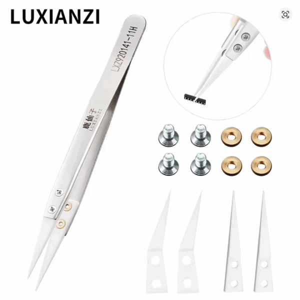 NanoLab Pro Repair Kit – LUXIANZI Screwdriver, Ceramic Tweezer & UV Curing Lamp - Image 3