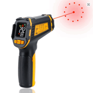 Digital Infrared Thermometer Non-Contact IR Laser Temp Gun LCD Hygrometer Alarm
