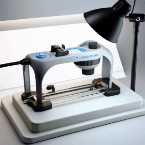 MicroAlign Pro-360 device photographed against a neutral background