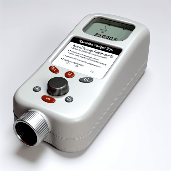 NanoCal Precision Fieldmeter 360 device shown against a neutral background