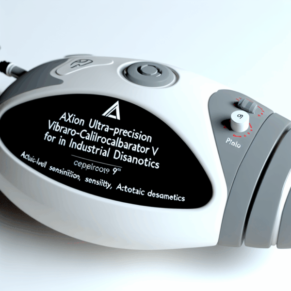 Axion Ultra-Precision VibroCalibrator V9 device shown against a neutral background