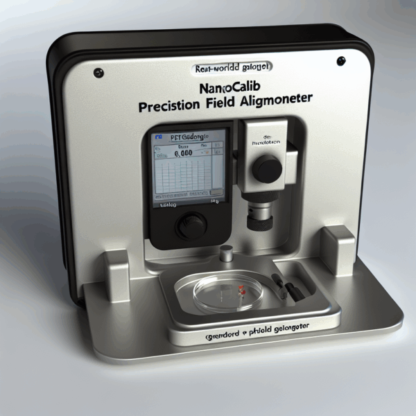 NanoCalib Precision Field Alignometer placed on a neutral background