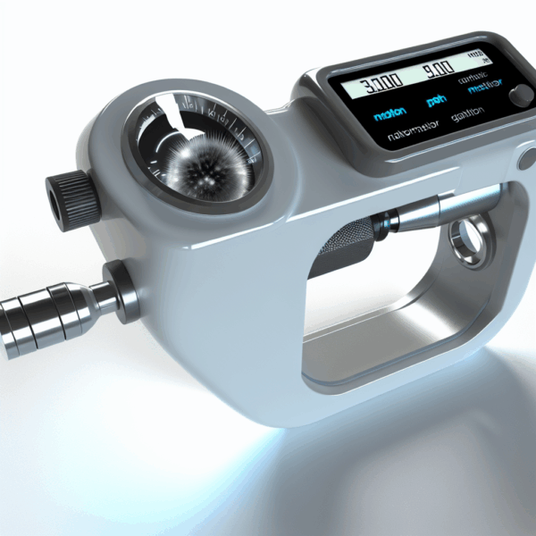 NanoAlign Pro Micrometer against a neutral background