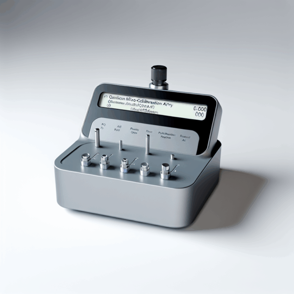 Quantiscan Micro-Calibration Array device on a neutral background
