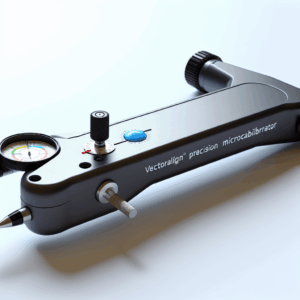 VectorAlign Precision Microcalibrator device photographed against a neutral background